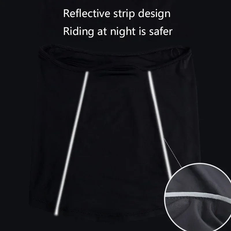 Reflective Nigh Riding Half Face Mask