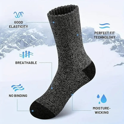 5 Pairs Merino Wool Socks For Men