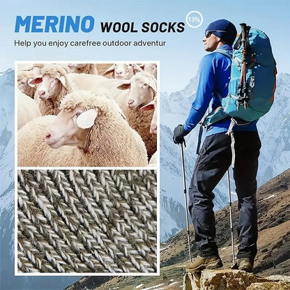 5 Pairs Merino Wool Socks For Men