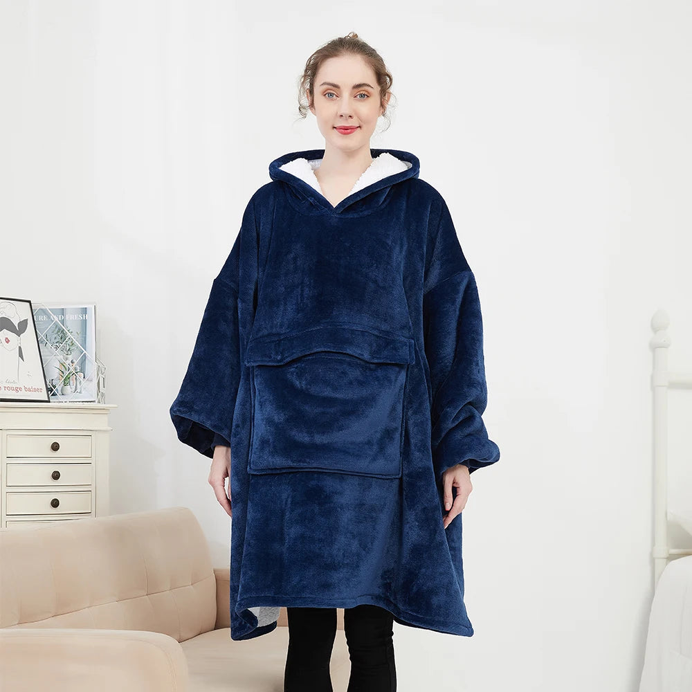 Wearable Heated Blanket Hoodie